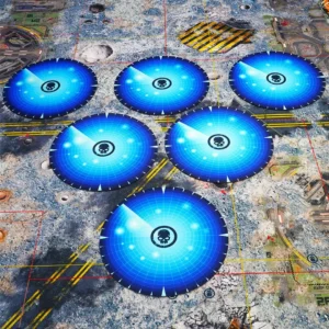 Objective Markers - Blue Radar