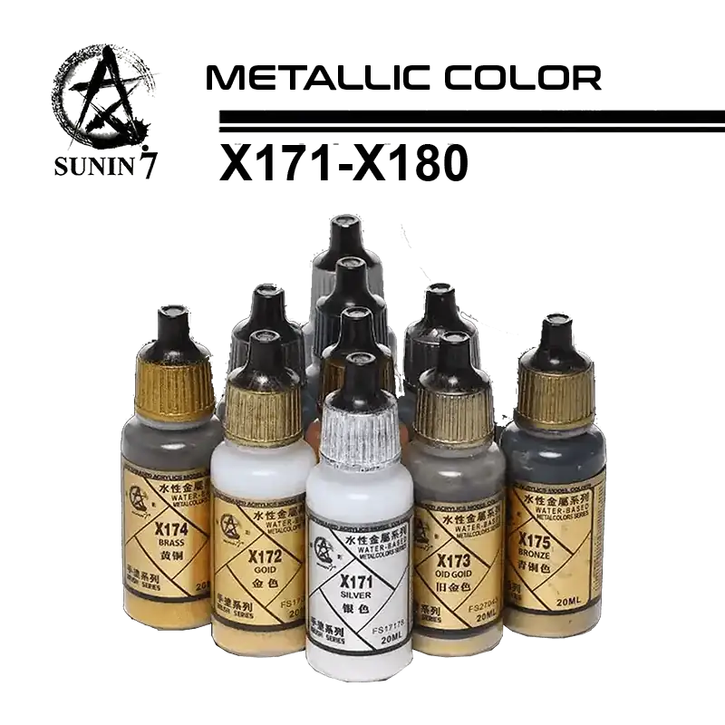 Wargaming Metallic Paint 20ml | X171-X180