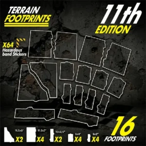 Acrylic Terrain Footprint Compatible 11th Edition