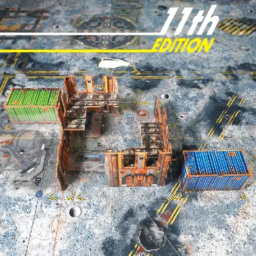 Acrylic Terrain Footprint Compatible 11th Edition - Image 2