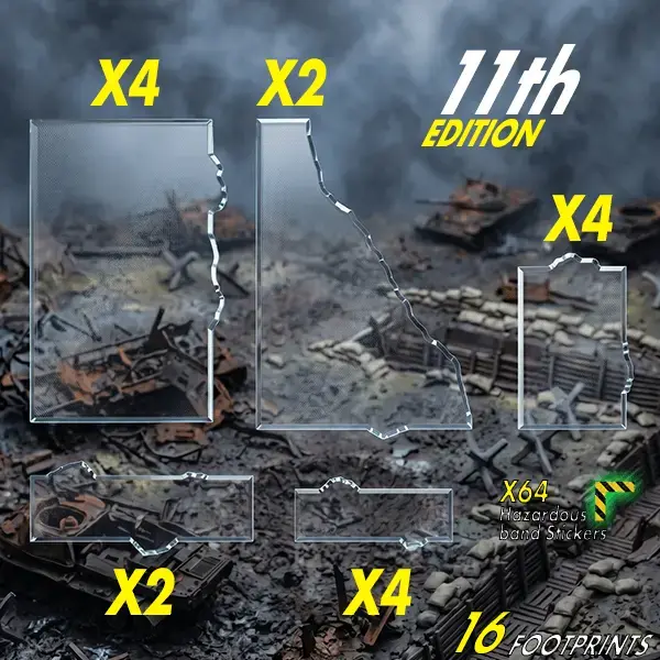 Acrylic Terrain Footprint Compatible 11th Edition - Image 3