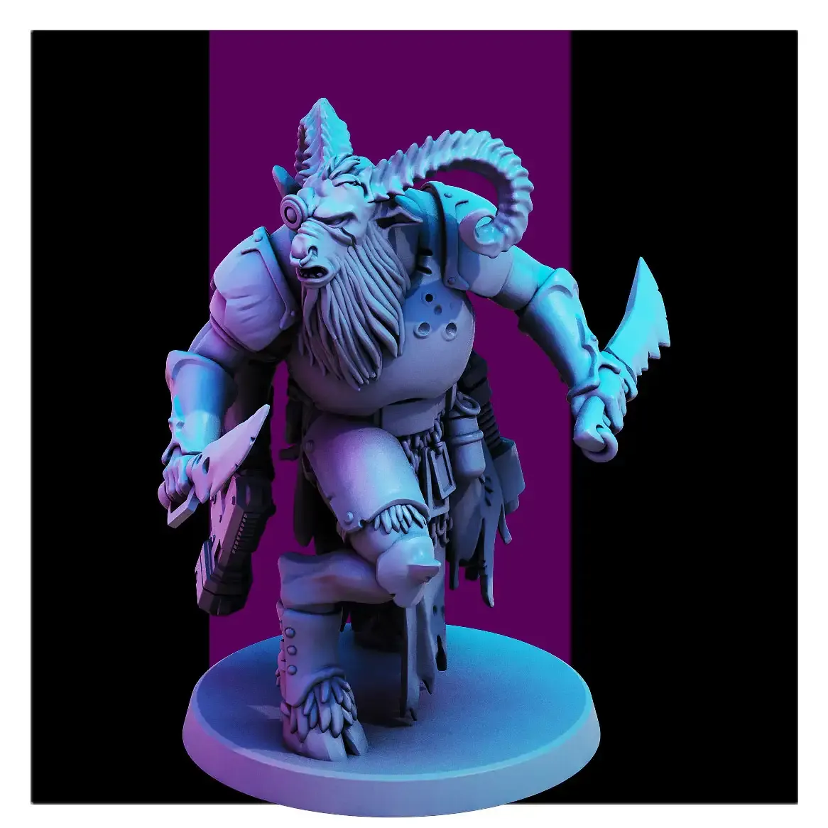 Beastkin Strike Team by Red Pilgrim | 28mm/32mm Resin Miniature for Sci-Fi Tabletop Wargames - Image 6