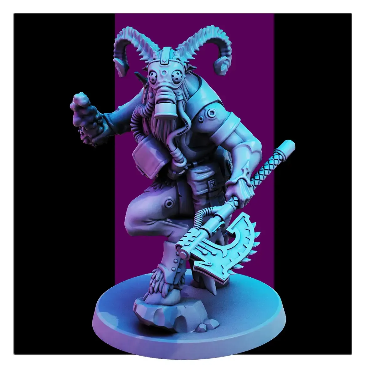 Beastkin Strike Team by Red Pilgrim | 28mm/32mm Resin Miniature for Sci-Fi Tabletop Wargames - Image 4