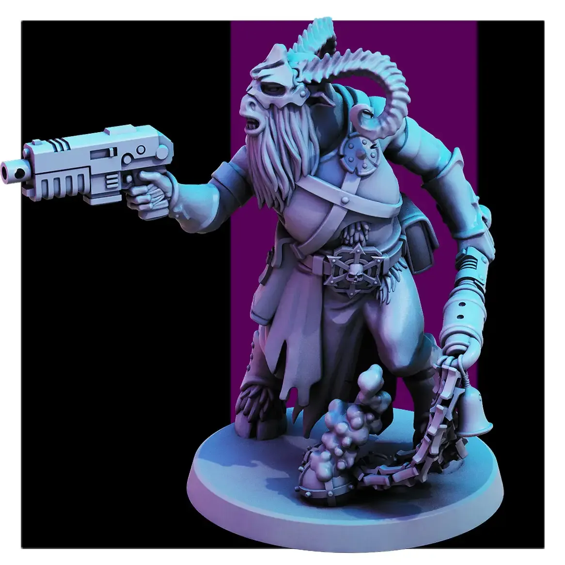 Beastkin Strike Team by Red Pilgrim | 28mm/32mm Resin Miniature for Sci-Fi Tabletop Wargames - Image 3