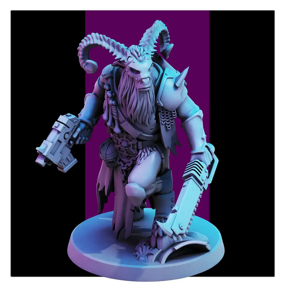 Beastkin Strike Team by Red Pilgrim | 28mm/32mm Resin Miniature for Sci-Fi Tabletop Wargames - Image 2