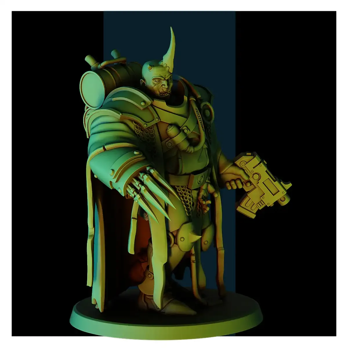 Miasmic Cohort Heralds by Red Pilgrim | 3D Print Miniatures | Proxy Miniature - Image 8