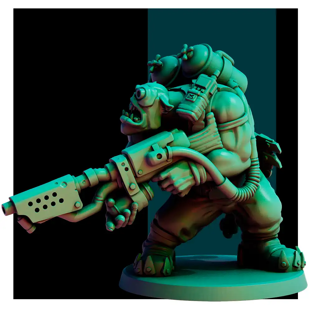 Bridgeburners 2 by Red Pilgrim | 28mm/32mm Resin Miniature for Sci-Fi Tabletop Wargames - Image 2