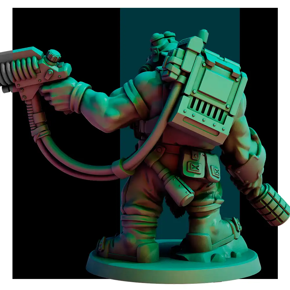 Bridgeburners 2 by Red Pilgrim | 28mm/32mm Resin Miniature for Sci-Fi Tabletop Wargames - Image 12