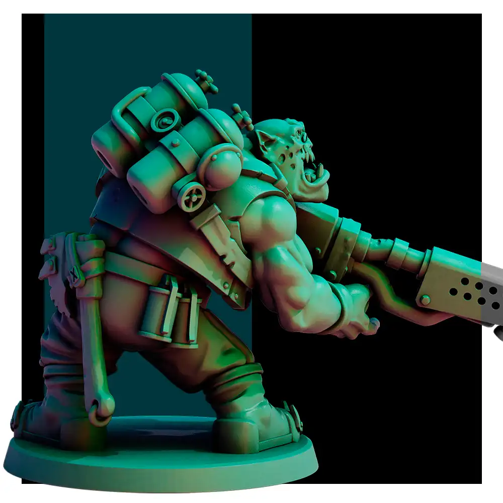 Bridgeburners 2 by Red Pilgrim | 28mm/32mm Resin Miniature for Sci-Fi Tabletop Wargames - Image 3
