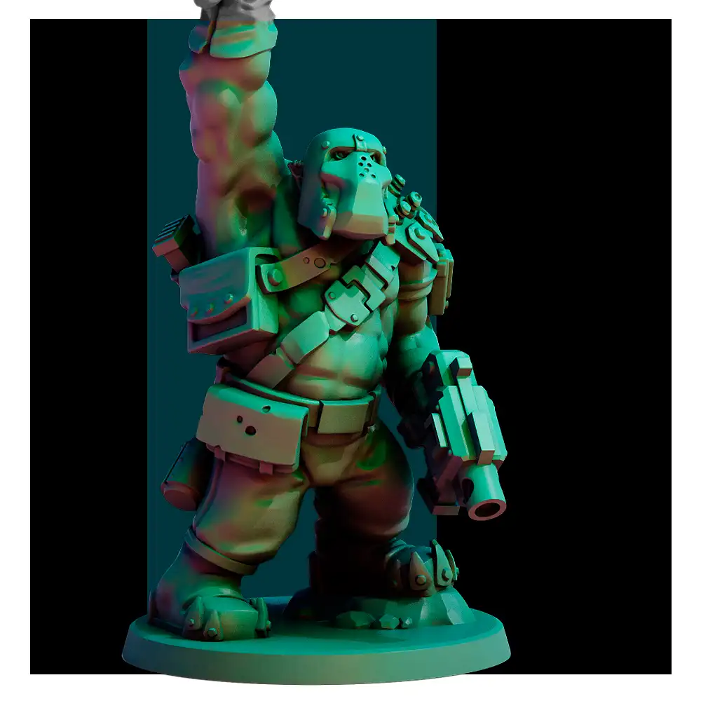 Bridgeburners 2 by Red Pilgrim | 28mm/32mm Resin Miniature for Sci-Fi Tabletop Wargames - Image 5