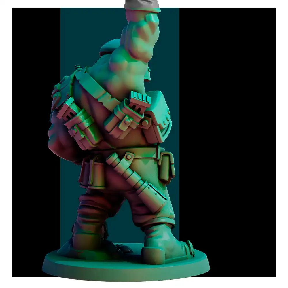 Bridgeburners 2 by Red Pilgrim | 28mm/32mm Resin Miniature for Sci-Fi Tabletop Wargames - Image 6