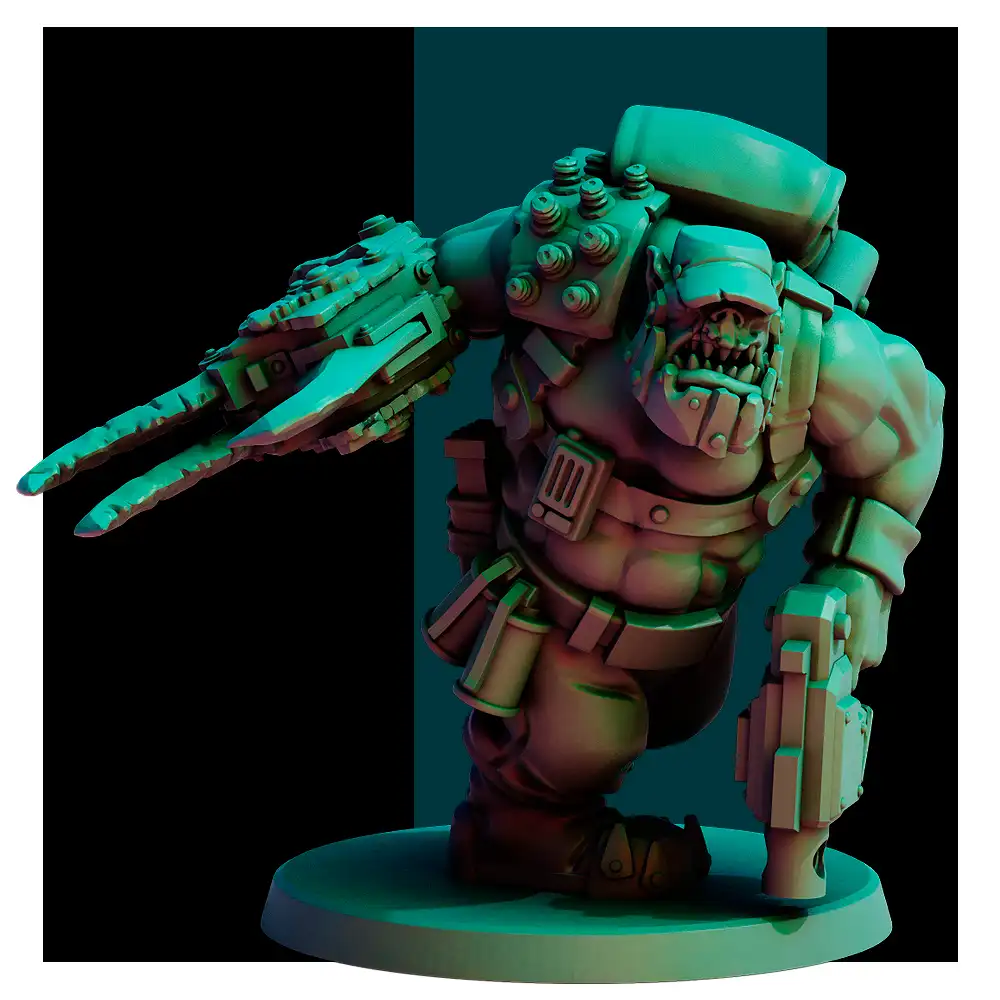 Bridgeburners 2 by Red Pilgrim | 28mm/32mm Resin Miniature for Sci-Fi Tabletop Wargames - Image 7