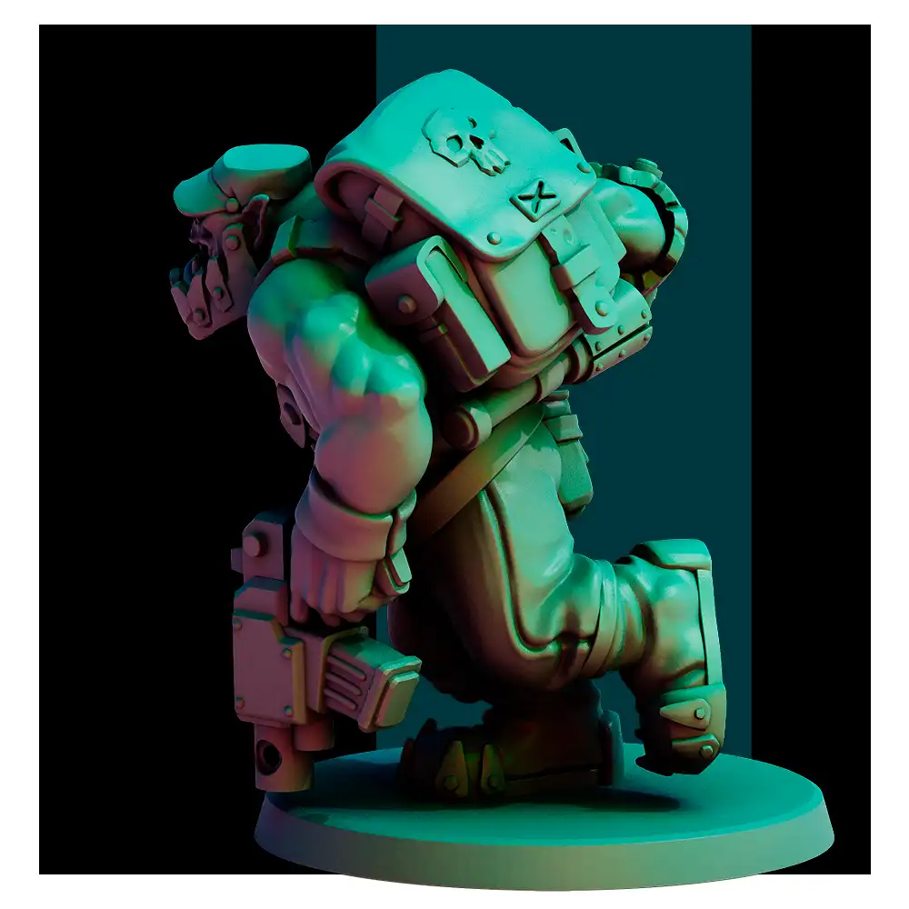 Bridgeburners 2 by Red Pilgrim | 28mm/32mm Resin Miniature for Sci-Fi Tabletop Wargames - Image 8