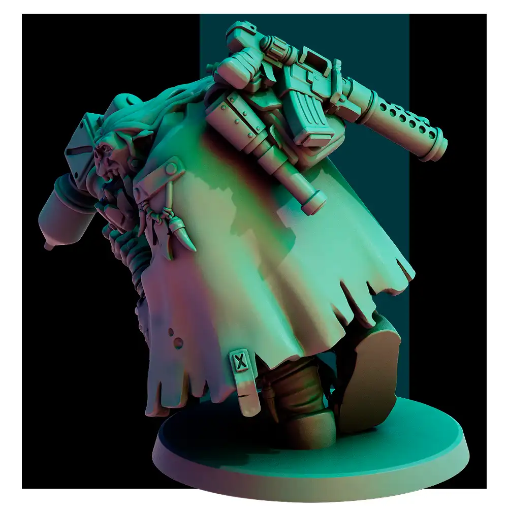 Bridgeburners by Red Pilgrim | 28mm/32mm Resin Miniature for Sci-Fi Tabletop Wargames - Image 5