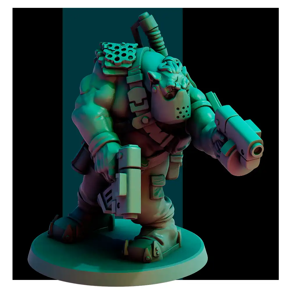 Bridgeburners by Red Pilgrim | 28mm/32mm Resin Miniature for Sci-Fi Tabletop Wargames - Image 3