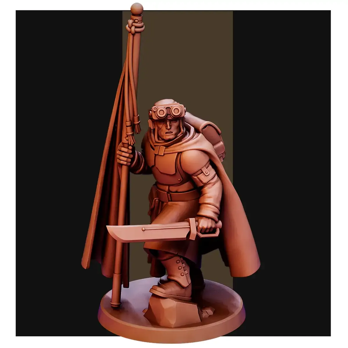 3D print miniatures, proxy miniature, 3D printed miniatures