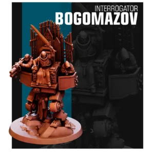 Front view of 3D printed Brutes team, a 32mm proxy miniature designed by Red Pilgrim