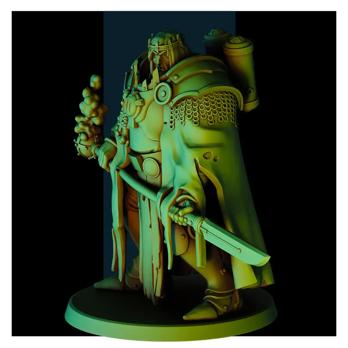 Miasmic Cohort Heralds by Red Pilgrim | 3D Print Miniatures | Proxy Miniature - Image 3