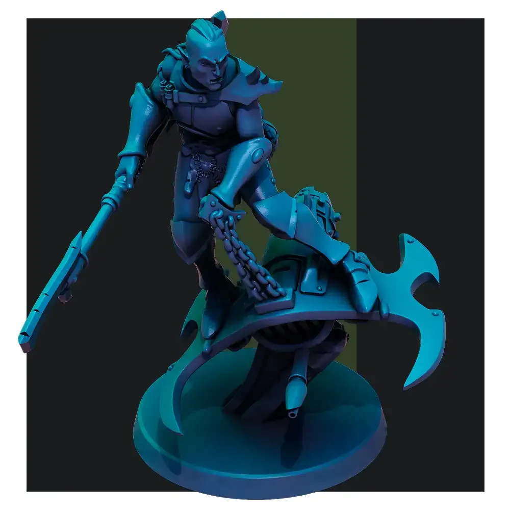 3D print miniatures, proxy miniature, 3D printed miniatures , red pilgim miniatures, dark elves proxy