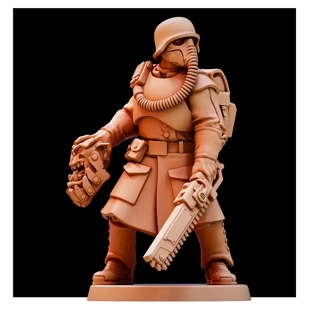 Iron Phalanx Veterans by Red Pilgrim | 3D Print Miniatures | Best Proxy Miniature - Image 9