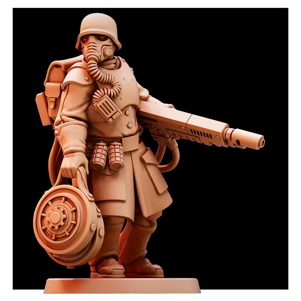 Iron Phalanx Veterans by Red Pilgrim | 3D Print Miniatures | Best Proxy Miniature - Image 11