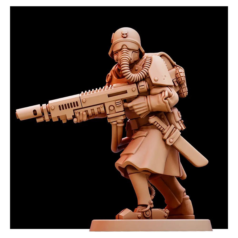 Iron Phalanx Veterans by Red Pilgrim | 3D Print Miniatures | Best Proxy Miniature - Image 2