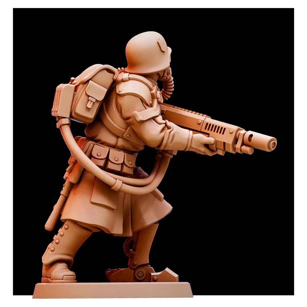 Iron Phalanx Veterans by Red Pilgrim | 3D Print Miniatures | Best Proxy Miniature - Image 3