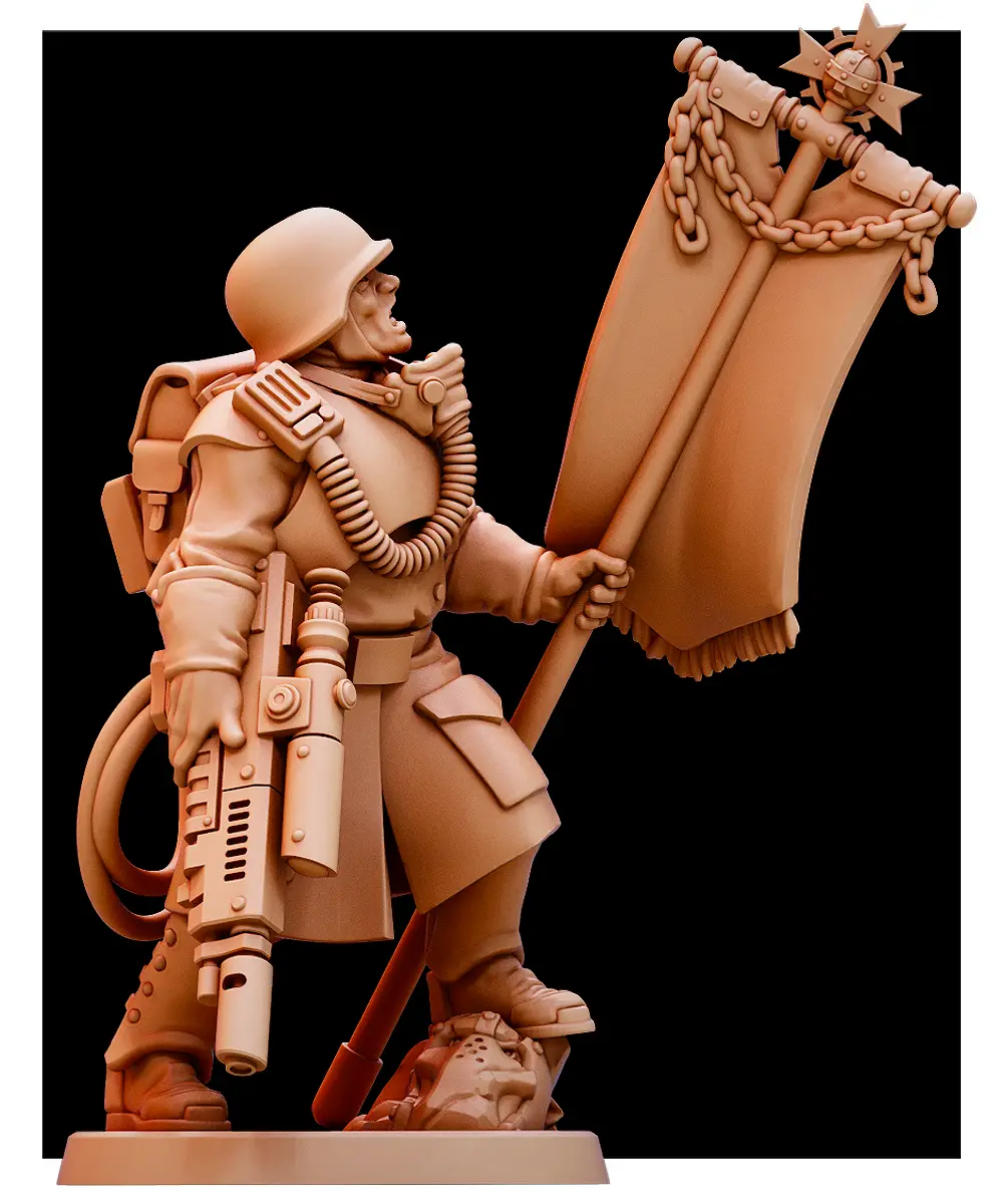 Iron Phalanx Veterans by Red Pilgrim | 3D Print Miniatures | Best Proxy Miniature - Image 5