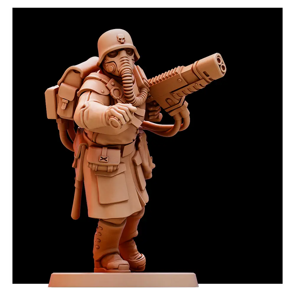 Iron Phalanx Veterans by Red Pilgrim | 3D Print Miniatures | Best Proxy Miniature - Image 6