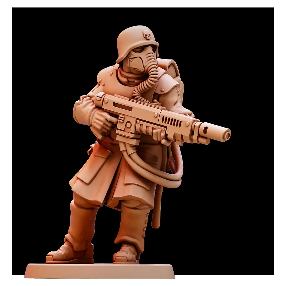 Iron Phalanx Veterans by Red Pilgrim | 3D Print Miniatures | Best Proxy Miniature - Image 7