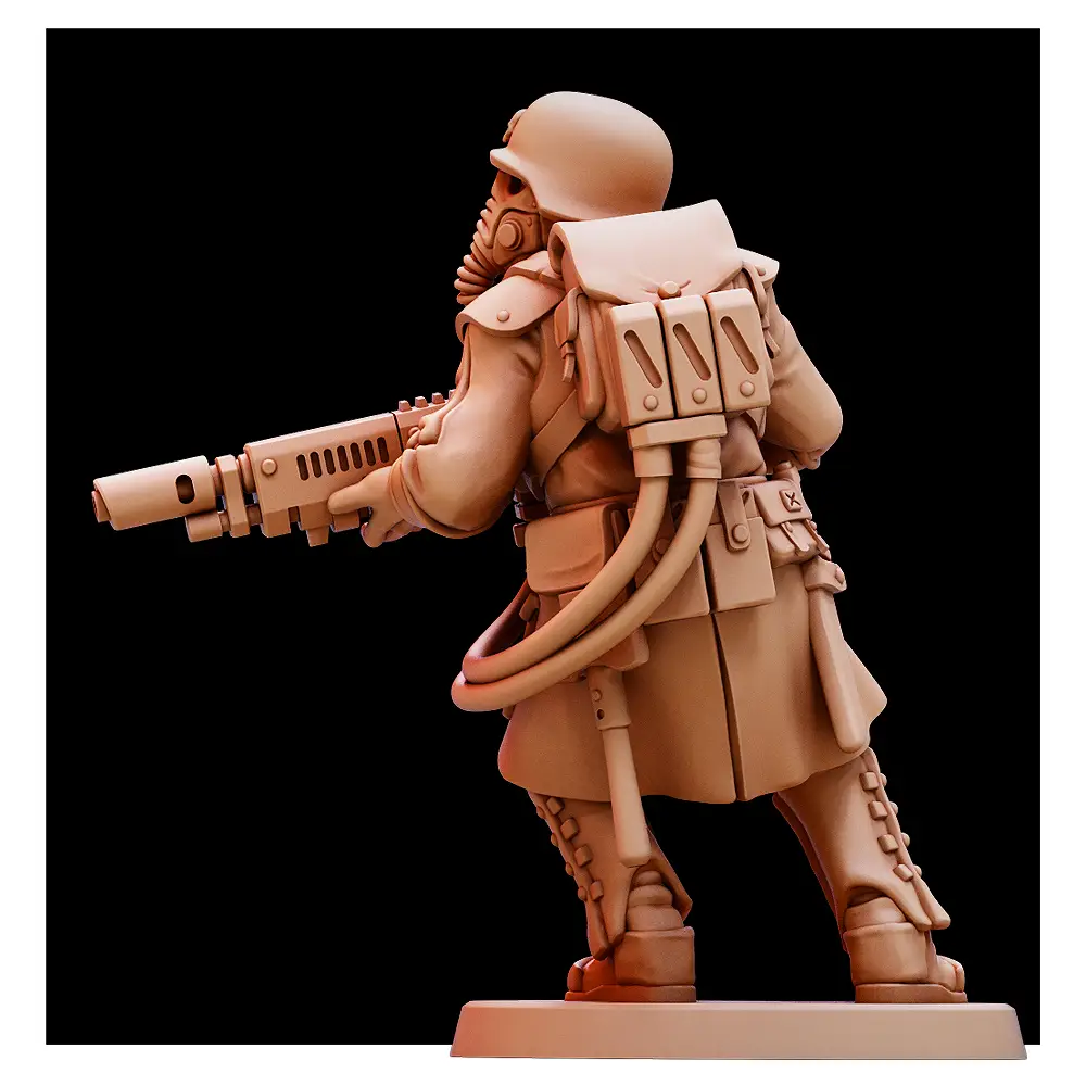 Iron Phalanx Veterans by Red Pilgrim | 3D Print Miniatures | Best Proxy Miniature - Image 8